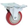 Swivel Casters with Double Brakes - 4 pcs | 100 mm | HipoMarket
