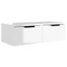 High Gloss White Wall Cabinet | Stylish Storage Solution