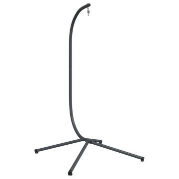 Stylish Anthracite Steel Hanging Egg Chair Stand | Hipo Market