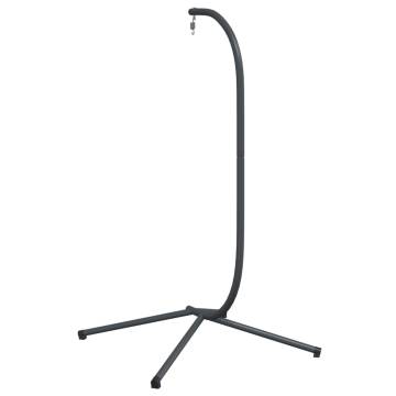 Stylish Anthracite Steel Hanging Egg Chair Stand | Hipo Market