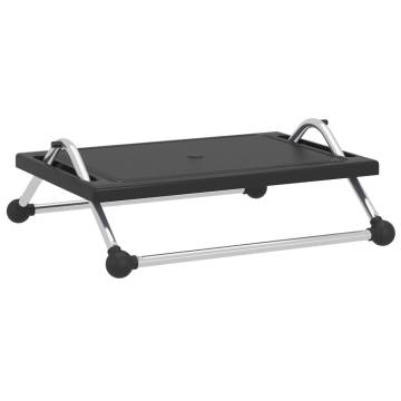 Ergonomic Footrest Black 45x40x13.5 cm | Comfort at Your Desk