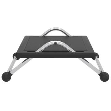 Ergonomic Footrest Black 45x40x13.5 cm | Comfort at Your Desk