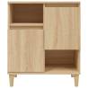 Sonoma Oak Sideboards 3 pcs - Stylish Storage Solutions