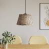  Ceiling Lamp Shade Brown Ø50x30 cm Wicker Colour brown Size Ø 50 x 30 cm 