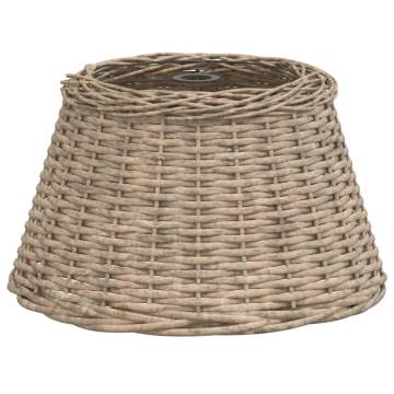 Charming Brown Wicker Ceiling Lamp Shade Ø50x30 cm