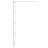 Walk-in Shower Wall Silver 90x195 cm | Clear ESG Glass