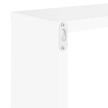 Wall Cube Shelves 2 pcs White - Stylish Storage Solution