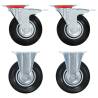  Casters 4 pcs 125 mm Quantity in Package 4 