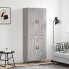  Highboard Grey Sonoma 69.5x34x180 cm Engineered Wood Colour grey sonoma Quantity in Package 1 Model 2 wood doors 