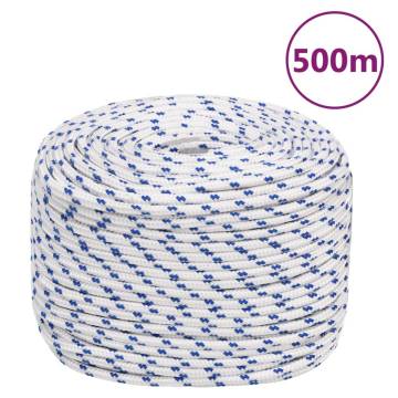 Boat Rope White 10 mm 500 m Polypropylene - Durable & Versatile