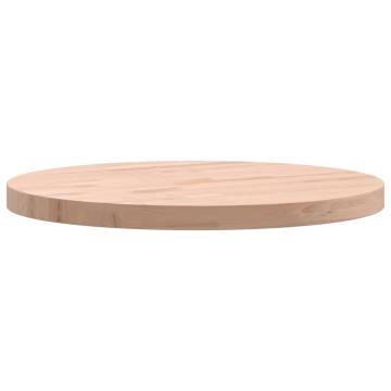 Round Solid Wood Beech Table Top Ø40x2.5 cm | HipoMarket