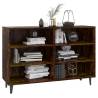 Industrial Smoked Oak Sideboard - 103.5x35x70 cm