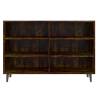 Industrial Smoked Oak Sideboard - 103.5x35x70 cm