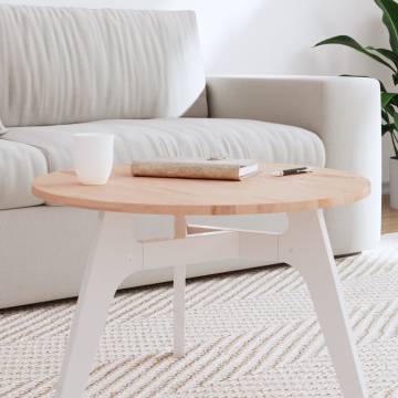 Round Solid Wood Beech Table Top Ø60x1.5 cm | HipoMarket