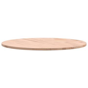 Round Solid Wood Beech Table Top Ø60x1.5 cm | HipoMarket