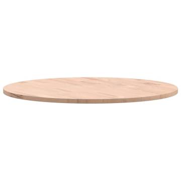 Round Solid Wood Beech Table Top Ø60x1.5 cm | HipoMarket