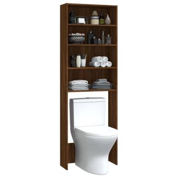 Washing Machine Cabinet Brown Oak - 64x24x190 cm | HipoMarket