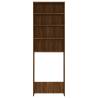 Washing Machine Cabinet Brown Oak - 64x24x190 cm | HipoMarket