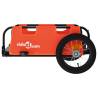 Bike Trailer - Orange Oxford Fabric & Iron | HipoMarket