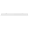 High Gloss White Wall Shelves 2 pcs - 80x9x3 cm | Hipo Market