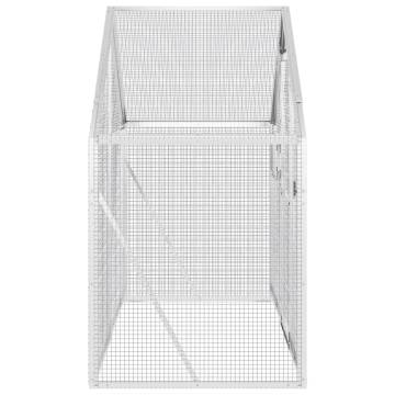 Aviary Silver 179x100x185 cm Aluminium - Durable & Spacious