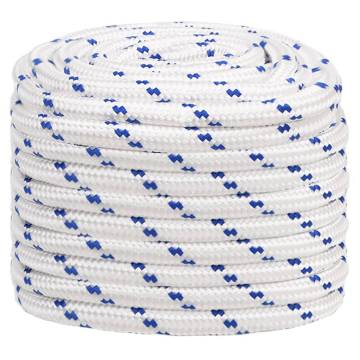 Boat Rope White 20mm 25m | Durable Polypropylene for Sailing