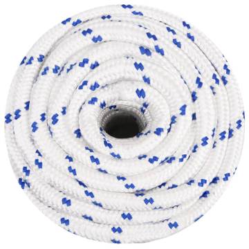 Boat Rope White 20mm 25m | Durable Polypropylene for Sailing