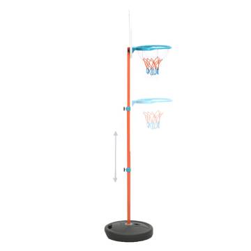 Adjustable Portable Basketball Play Set for Kids - 133-160 cm