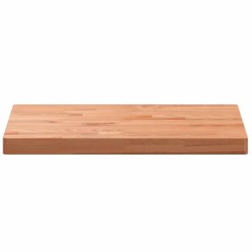 Rectangular Beech Wood Table Top 80x40 cm - HipoMarket