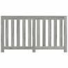 Stylish Grey Sonoma Radiator Cover - 149x20x82 cm