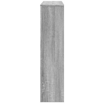 Stylish Grey Sonoma Radiator Cover - 149x20x82 cm