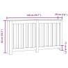 Stylish Grey Sonoma Radiator Cover - 149x20x82 cm