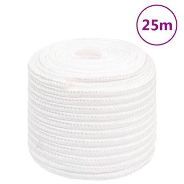 Boat Rope Full White 18 mm 25 m - Durable Polypropylene