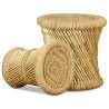 Stools 2 pcs Bamboo and Jute - Natural Charm for Any Setting