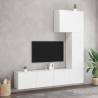 5 Piece White TV Wall Units - Stylish & Space-Saving Design