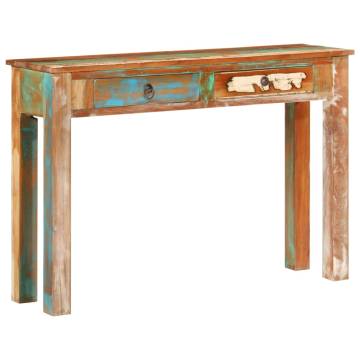 Solid Wood Reclaimed Console Table - Stylish & Versatile