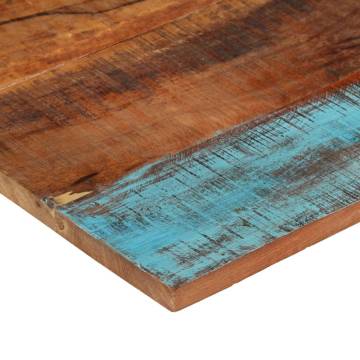 Rectangular Solid Reclaimed Wood Table Top 70x90 cm