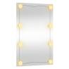 Wall Mirror with LED Lights 40x60 cm - Elegant & Functional