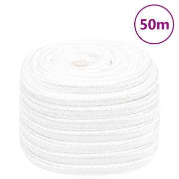 Boat Rope Full White 20mm 50m | Durable Polypropylene Rope