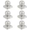  Post Caps 6 pcs Globe Final Galvanised Metal 71x71 mm Size 71 x 71 mm Quantity in Package 6 Material metal 