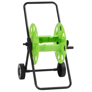 Green Hose Reel Cart for 60m Hose - Durable & Compact Storage