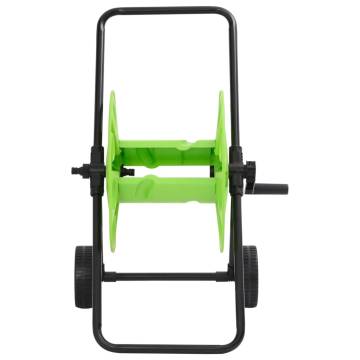 Green Hose Reel Cart for 60m Hose - Durable & Compact Storage