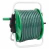 Free Standing Green Hose Reel with Fitting Set - 30m PVC