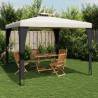  Gazebo with Double Roof Cream 2.98x2.98 m Steel Colour cream Size 2.98 x 2.98 m Quantity in Package 1 