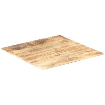 Table Top Solid Mango Wood 60x60 cm | Hipomarket UK