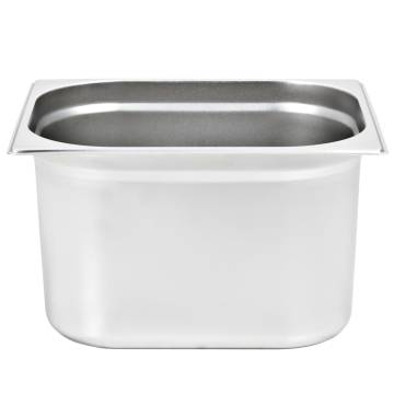 Gastronorm Containers 2 pcs GN 12 - Stainless Steel | Hipomarket