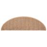 Carpet Stair Treads - 15 pcs Light Brown | Hipomarket