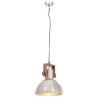 Industrial Hanging Lamp 25W Silver Round 30cm E27 - HipoMarket