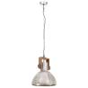 Industrial Hanging Lamp 25W Silver Round 30cm E27 - HipoMarket