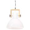 Industrial Hanging Lamp 25W White Round 30cm E27